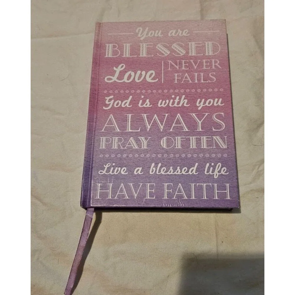 This Christian Art Gifts journal Purple lined Hardcover Ombre